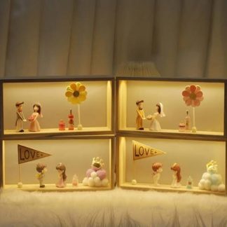 Lampara de noche de novios