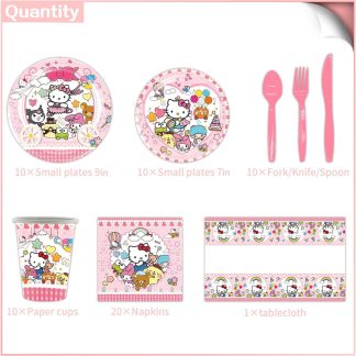 kit para fiesta de 88 piezas