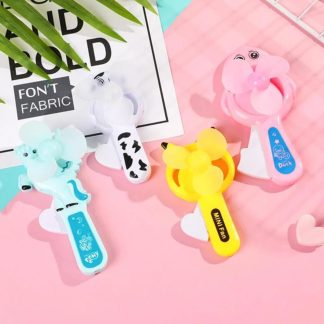 Mini ventilador manual animado