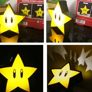 Lámpara de estrella SÚPER MARIO BROS  con sonido