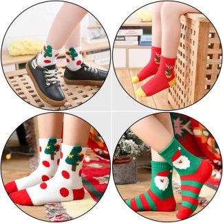 Paquete de 5 pares de calcetín navideño (surtido)