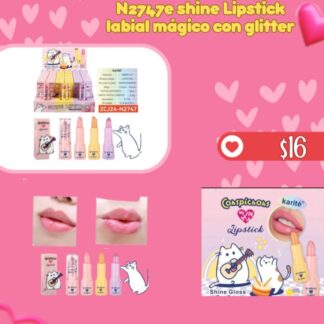 N2747 Shine Lipstick es un labial mágico con destellos de glitter