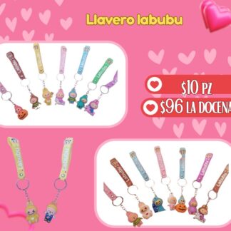 Llavero labubu $10 pz $96 la docena