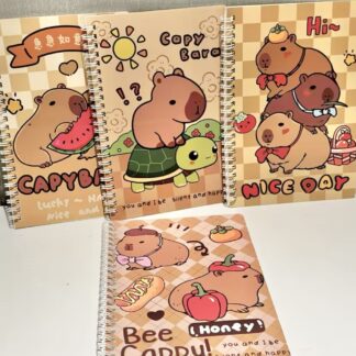 Libretas de capibara y labubu A5
