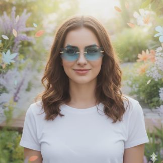 Lentes en forma de hoja