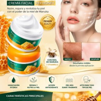 Crema Facial Hidratante de Miel