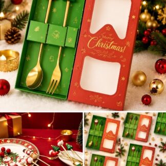 Cubiertos navideños