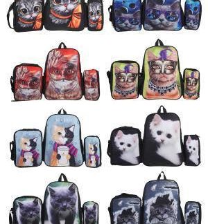OFERTA Mochila GATO 3 en 1 MODELOS SURTIDOS $130