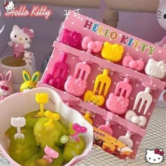 Palillos Para Luch De Hello Kitty y Minnie Mouse