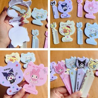 Espejo Sanrio con forma de Hello Kitty con peine