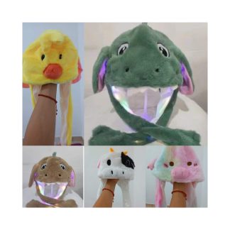 Gorro con luz movible