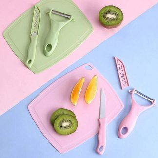 Juego de tabla de cocina con cuchillo