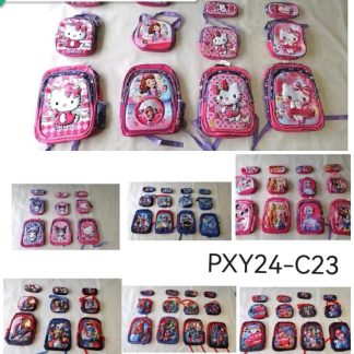 Trio de mochila con luz