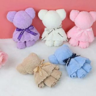 toalla para manos de osito