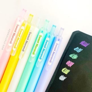 Pluma de gel color pastel