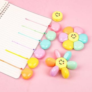 Marcatextos flor pastel