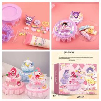 Juguete figura de pastel armable