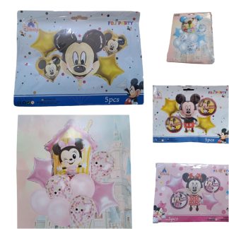 Globo de personajes (9 y 5 piezas)