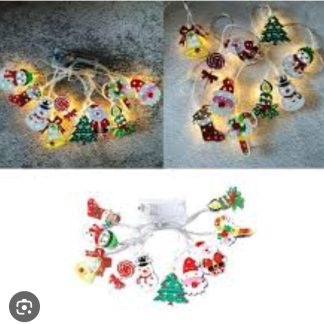 Serie de figuras de metal navideña