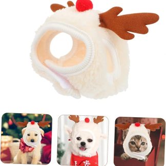 Gorro navideño de reno para mascotas