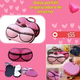 Bolsa portatil organizadora de lenceria