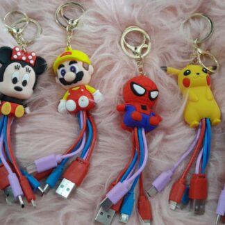 Llavero Cargador De 3 Puntas