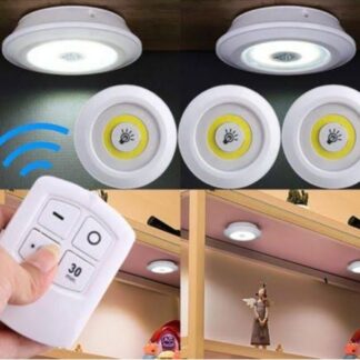 Paquete de 3 luces inteligentes inalámbricas con control remoto