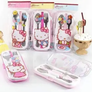 Set De Cubiertos Hello Kitty