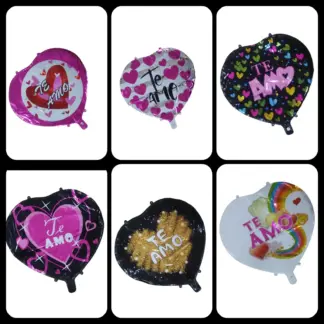 Globo grande en forma de corazon $3 pz o $110 paquete con 50pzs