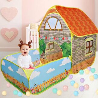 Castillo Casa Con Jardin Para Niños