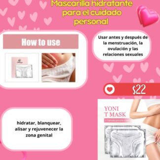 Mascarilla Hidratante para el cuidado personal