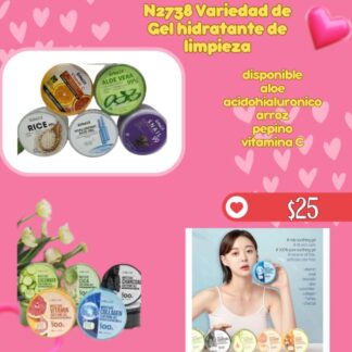 N2738 Variedad de Gel hidratante de limpieza
