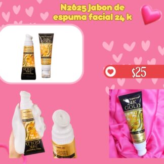 N2625 Jabon de espuma facial 24 k