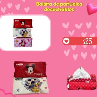 Bolsita de pañuelos desechables