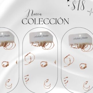 Paquetito De 5 Arracadas