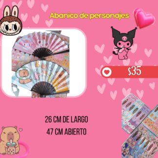 Abanico de personajes