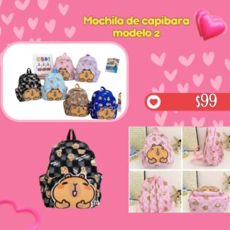 Mochila de capibara modelo 2