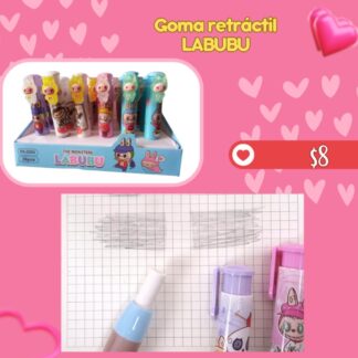 Goma retractil LABUBU