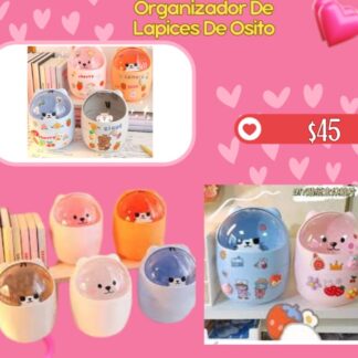 Organizador De Lapices De Osito