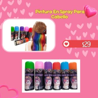 Pintura En Spray Para Cabello