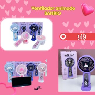 Ventilador animado SANRIO