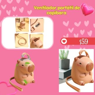 Ventilador portatil de capibara