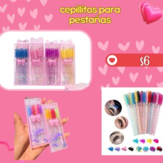 cepillitos para pestañas $6 cajita $60 la docena
