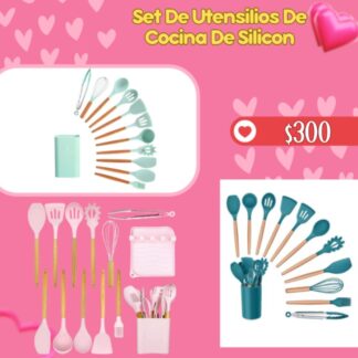 Set De Utensilios De Cocina De Silicon