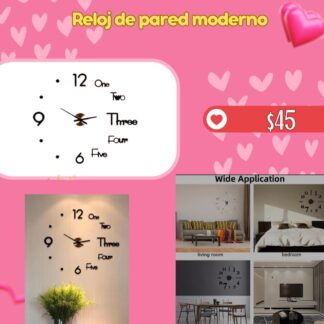 Reloj de pared moderno