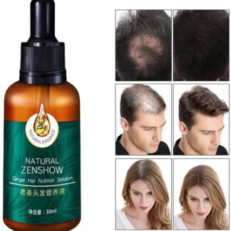 Solución Nutritiva de Jengibre para el Cabello