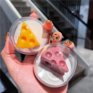 Balsamo para labios en forma de quesito