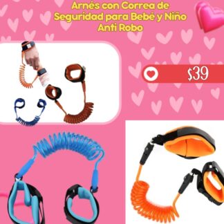Arnés con Correa de Seguridad para Bebé y Niño Anti Robo