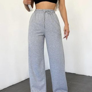 F-9 Pantalon acampanado con cordón