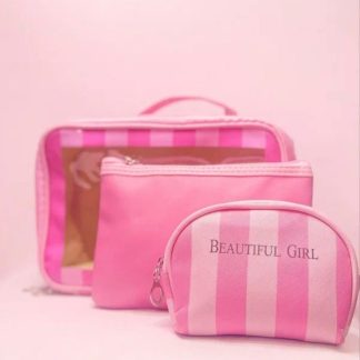 Trio de cosmetiqueras